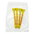 Golf Tee Poly Packet with 4 Tees